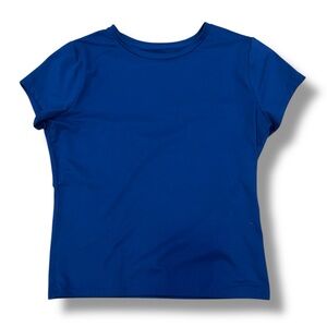 SEAMLESS FABRIC LONGLINE CREW BABY TEE